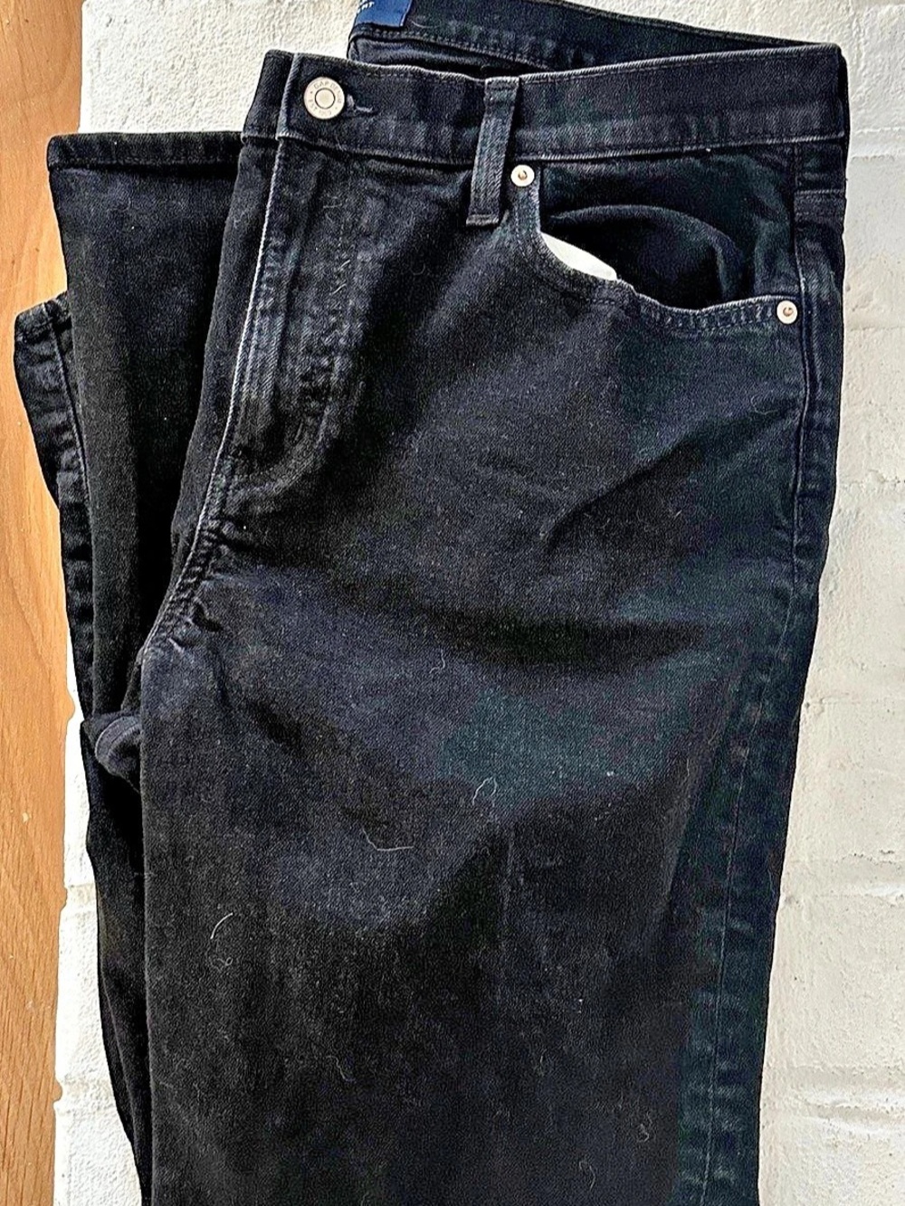 Gap Kick Fit Black Bootcut cropped Jeans Waist 16/33R